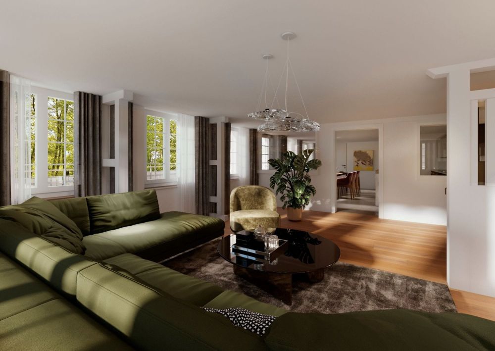 4-Zi.-Loftwohnung EG mit grosser Terrasse in Krummenau kaufen - Bild 1