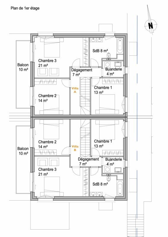 Le Mont-sur-Lausanne - Villa de 5.5 pièces - Etage