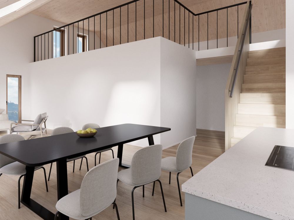 Grosszügige 4.5 Zimmer mit offener Galerie und Terrasse im Neubau -  Bild 6