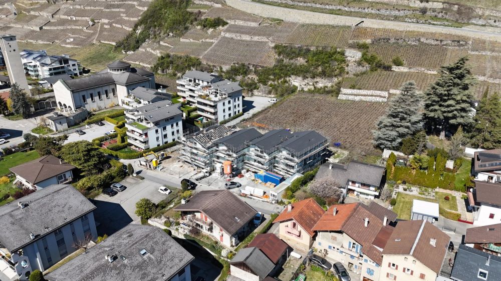 Neue 3,5-Zimmer-Wohnung mit Panoramablick in Conthey -  Bild 1