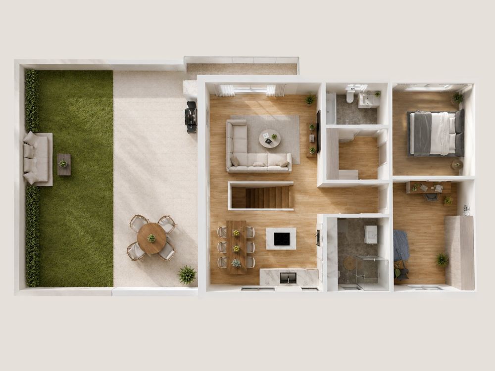 Magnifique duplex neuf de 4.5 pièces avec vue sur les montagnes à Bramois -  Bild 3