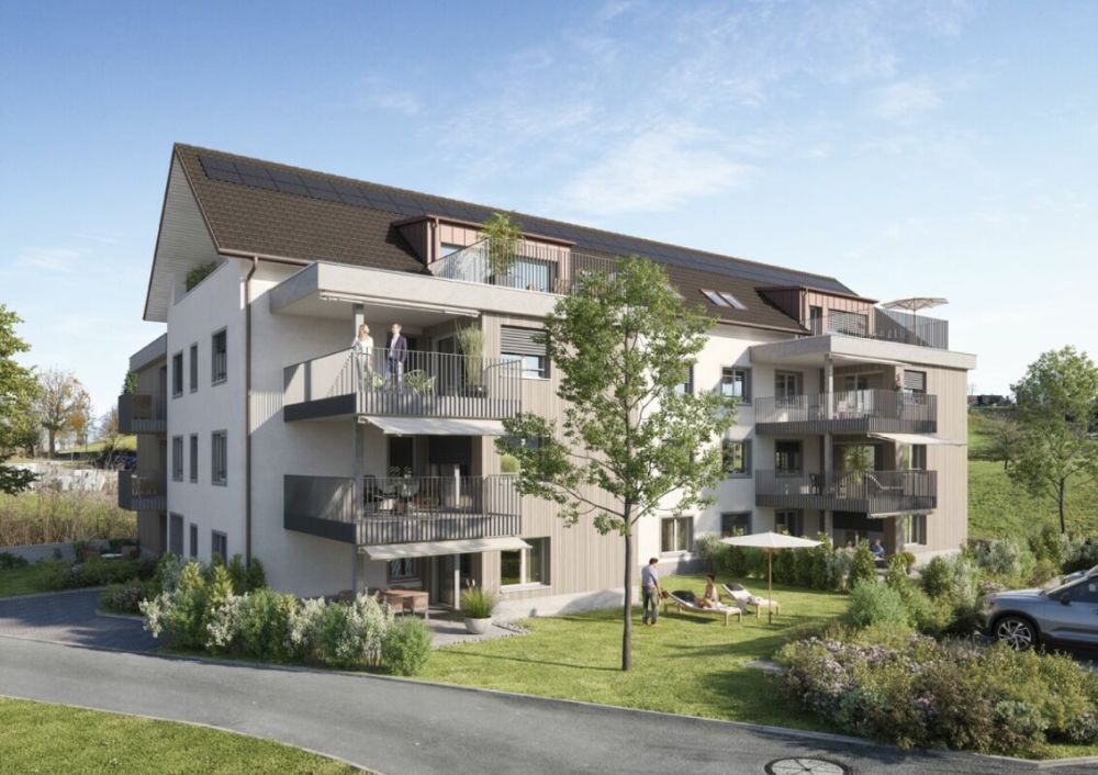 Neubauprojekt | 101 m² - 3.5-Zi.-Wohnung | 1. OG | Erstbezug - Visualisierung