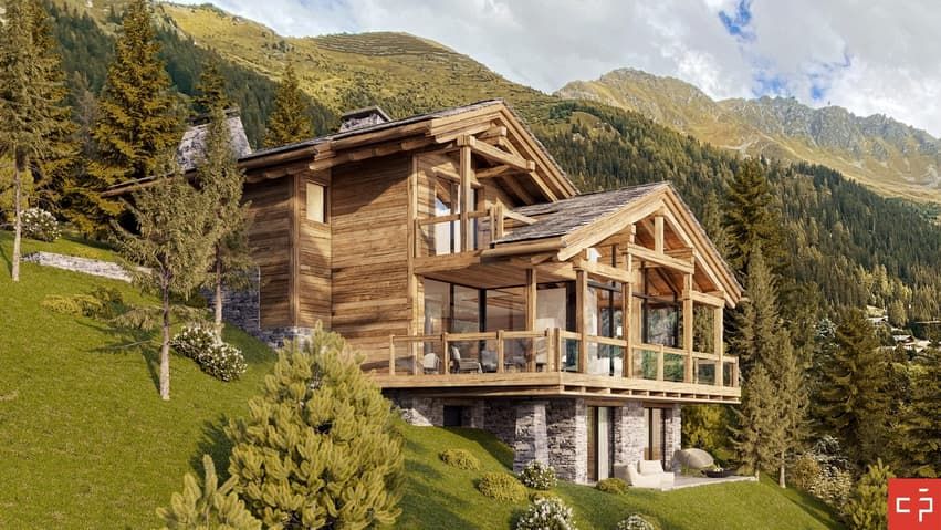 MAGNIFIQUE CHALET A CONSTRUIRE - RESIDENCE PRINCIPALE - IMAGE DE SYNTHESE - Exterieur
