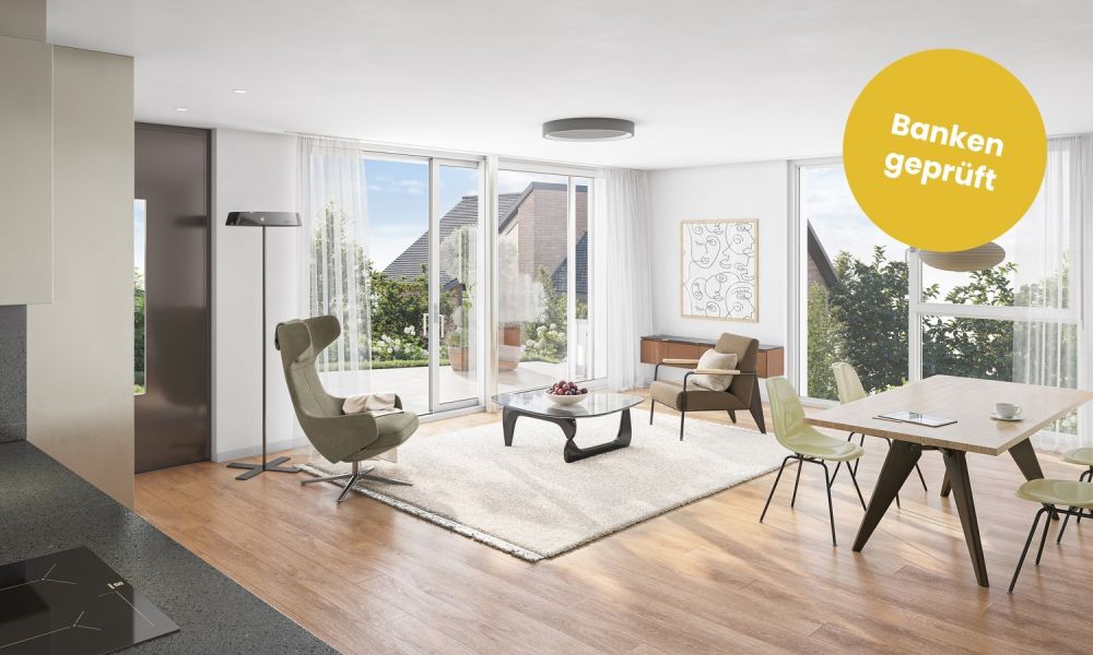 4.5-Zimmer-Maisonette mit privater Garten-Oase - Visualisierung