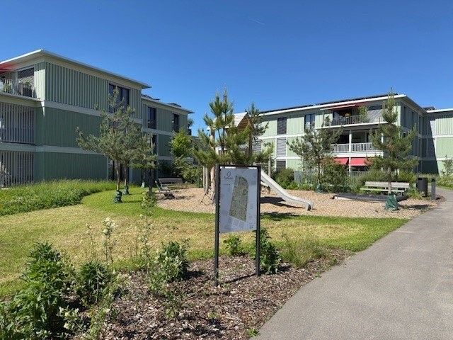 Attraktive 3.5 Zimmer-Wohnung mit grosszügigem Sitzplatz zu vermieten! - Aussenansicht