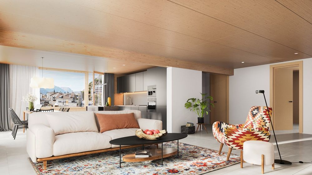 Dein Wohlfühlzuhause in gesundem, atmungsaktivem, modernen Neubau 4.5-Zimmer-Wohnung -  Bild 4