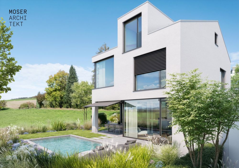 Natur. Weitsicht. Zuhause - «LIORA» in Remetschwil - Aussenvisualisierung