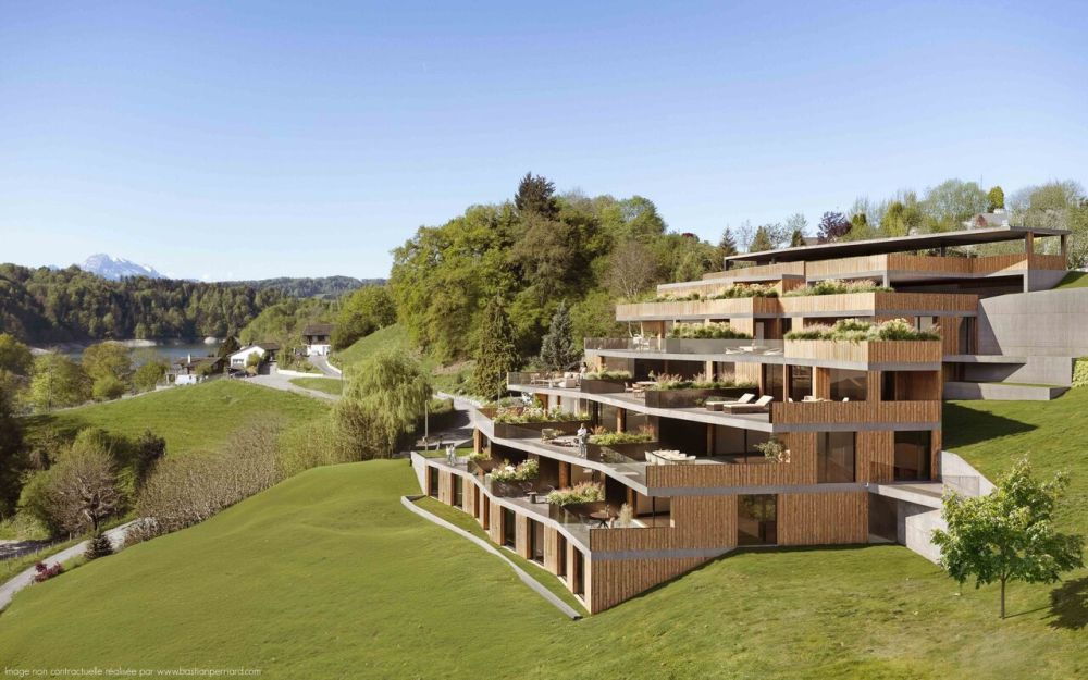 Une adresse d'exception à Rossens, construction de 12 appartements - Bild 2