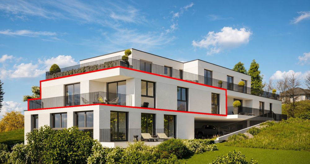 Moderne 4.5-Zimmer-Neubauwohnung im 1. Obergeschoss in Menziken -  Bild 1