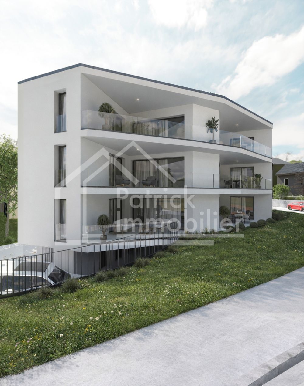 4.5 pièces neuf avec balcon de 32 m² à Courtepin - extérieur