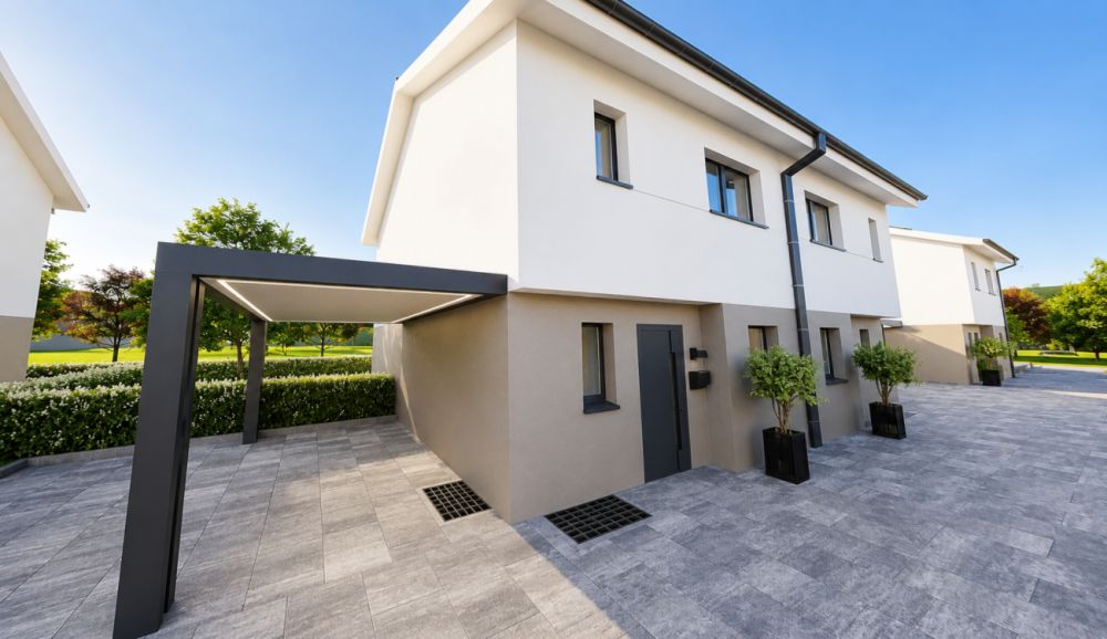 Elegantes Reihenhaus mit privatem Garten, Terrasse und Carport -  Bild 1