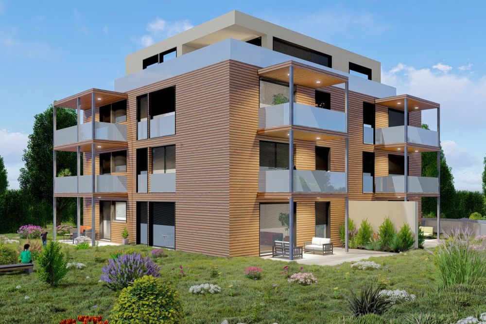 Neue barrierefreie Wohn-Oase mit zwei Terrassen - Titelseite