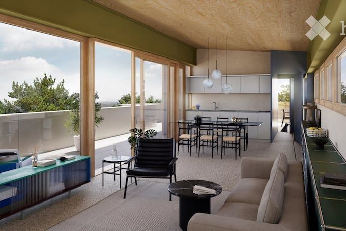 Wohnraum 119 m2, Loggia 30 m2, Raumhöhe 2.94 m, Terrazzo; CHF 1'528'000.- -  Bild 8