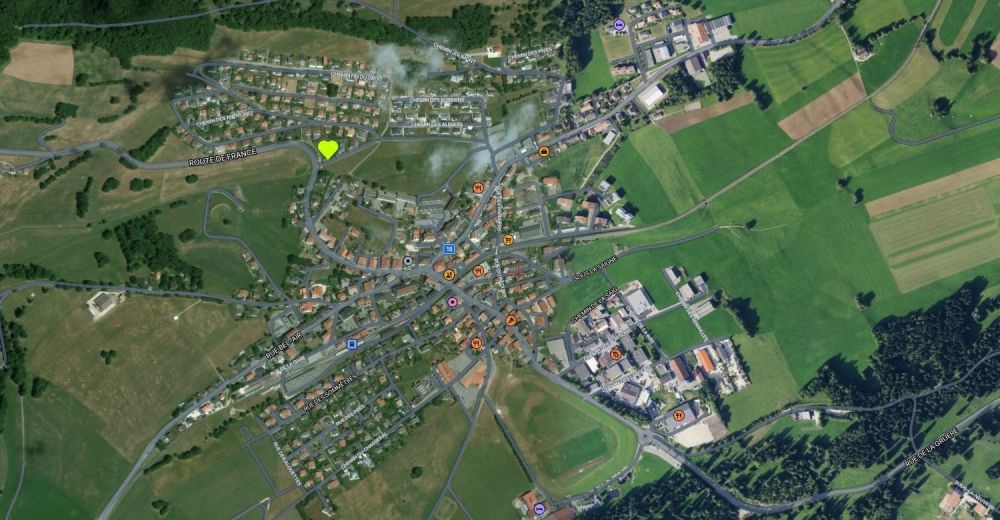 Maison moderne en madrier thermo-chauffé, avec garage, terrasse et jardin -  Bild 13