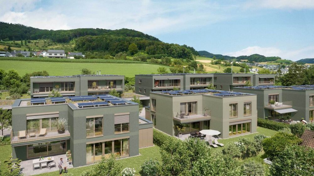 Baubewilligtes Projekt Gemsacker: 6.5-Zimmer-Einfamilienhaus C4 - Visualisierung