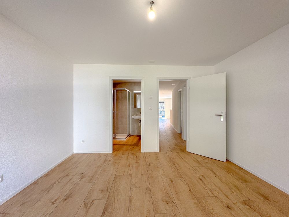 Appt PPE neuf de 4.5 pces avec balcon Campagne Pernod, lot A6 - Chambre parentale