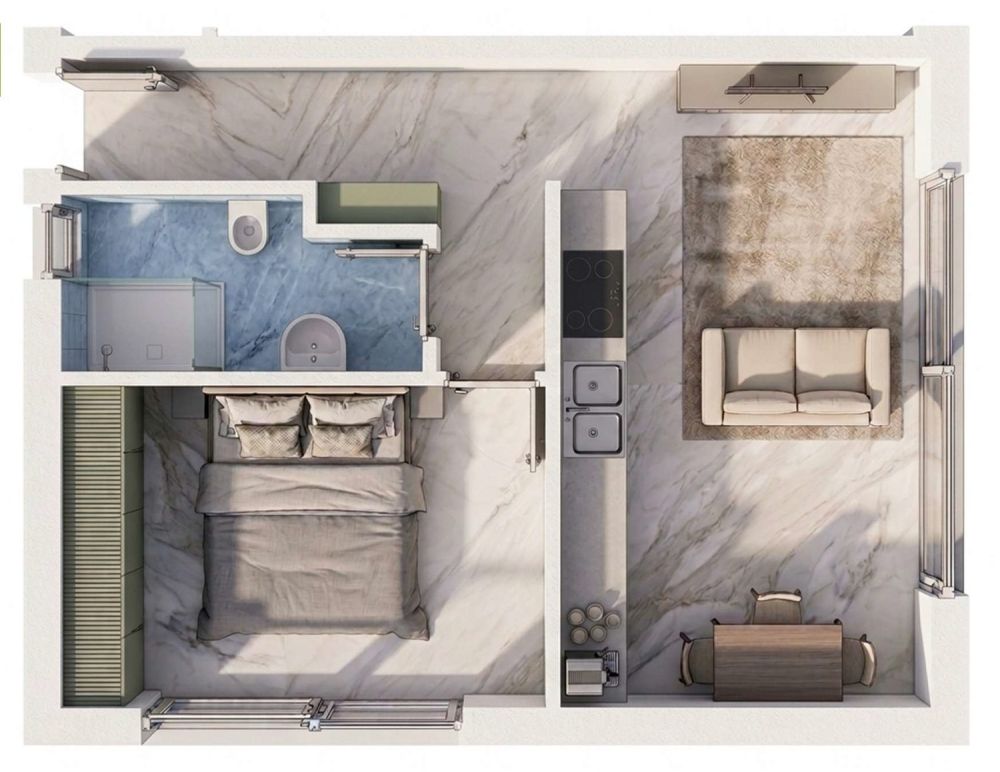 2,5 Zimmer neues Apartment mit Garten, 10 Minuten von Bellinzona -  Bild 7