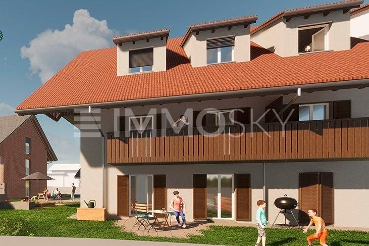 Neubauwohnung – modern, hell und durchdacht - Gartenansicht