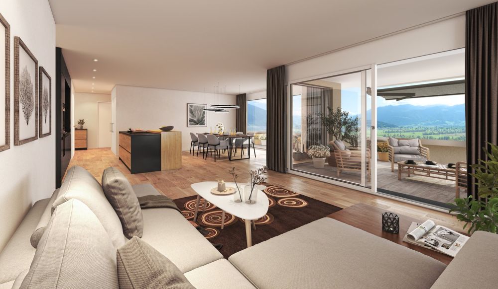 Neubau Gartenwohnung 8.0: Exklusives Wohnen mit unverbaubarer Weitsich - Bild 3