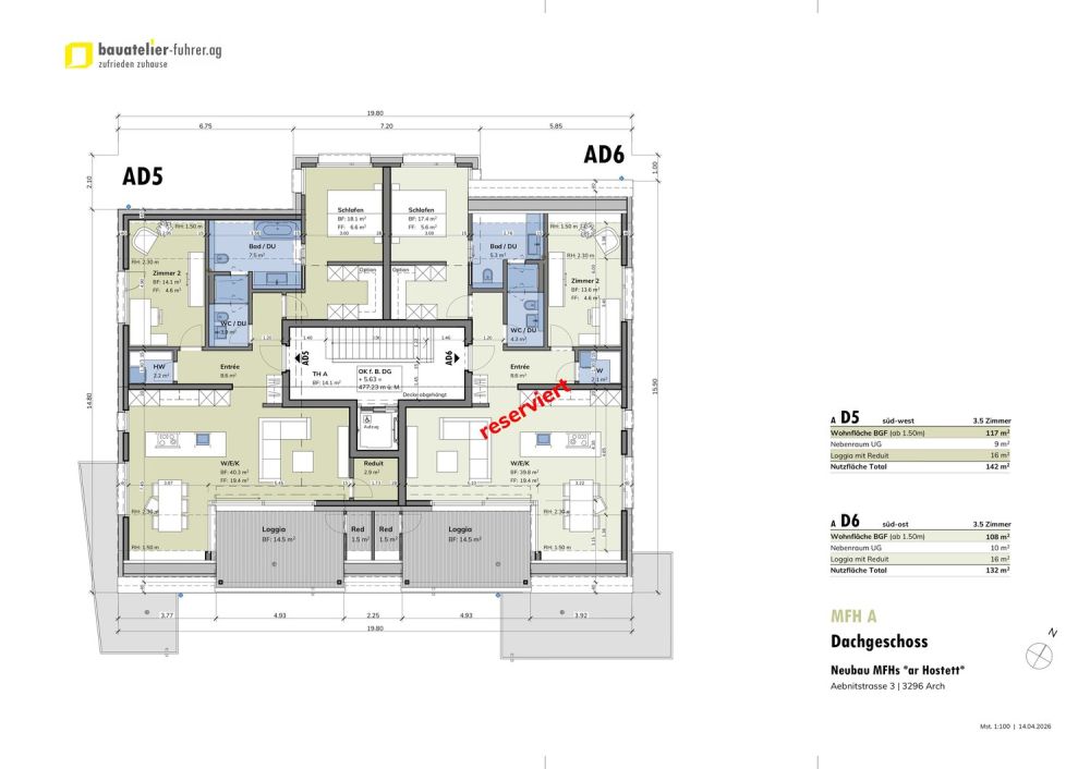 TOP ANGEBOT! ; - 3.5 Zimmer-Erdgeschosswohnung in Arch ... -  Bild 8