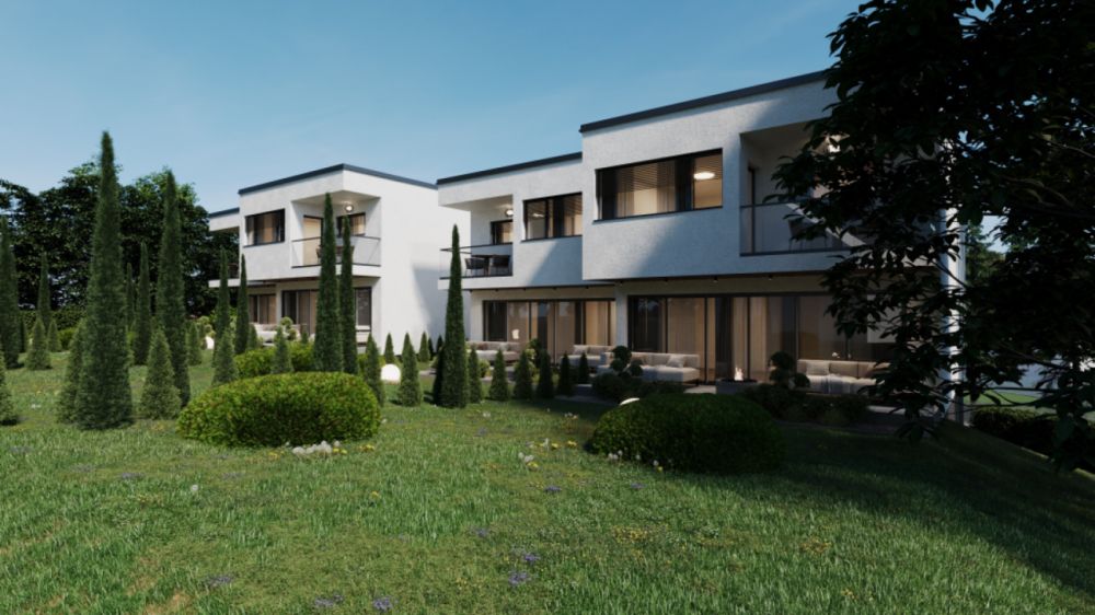 Villa jumelée moderne de 5.5 pièces avec jardin à Belfaux -  Bild 2