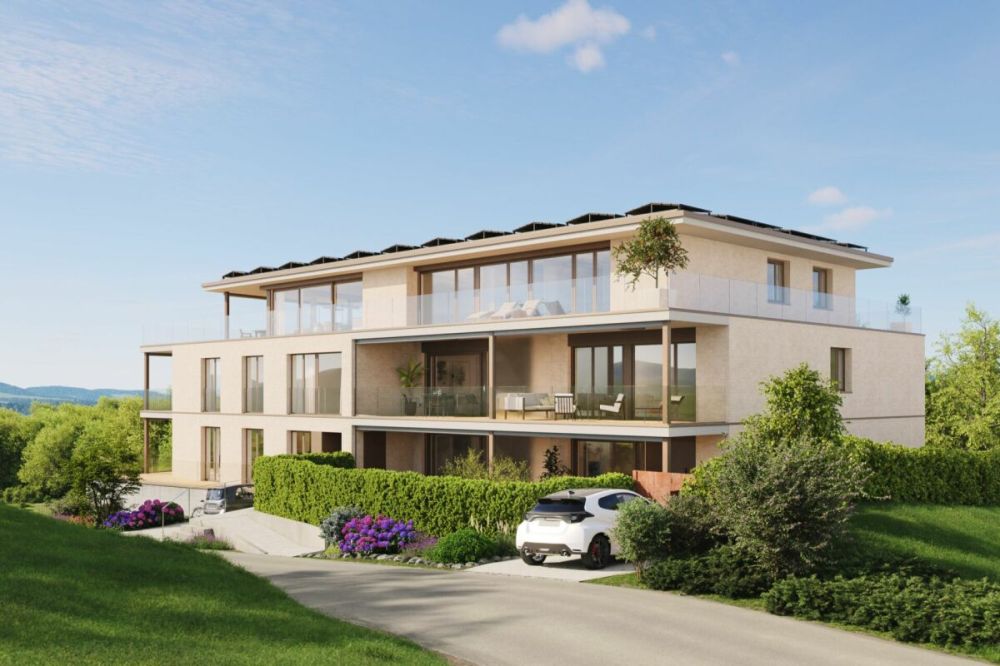 Neubau: 3.5 Zimmer Geschosswohnung im 1. OG West (Wohnung Nr. 5) -  Bild 1