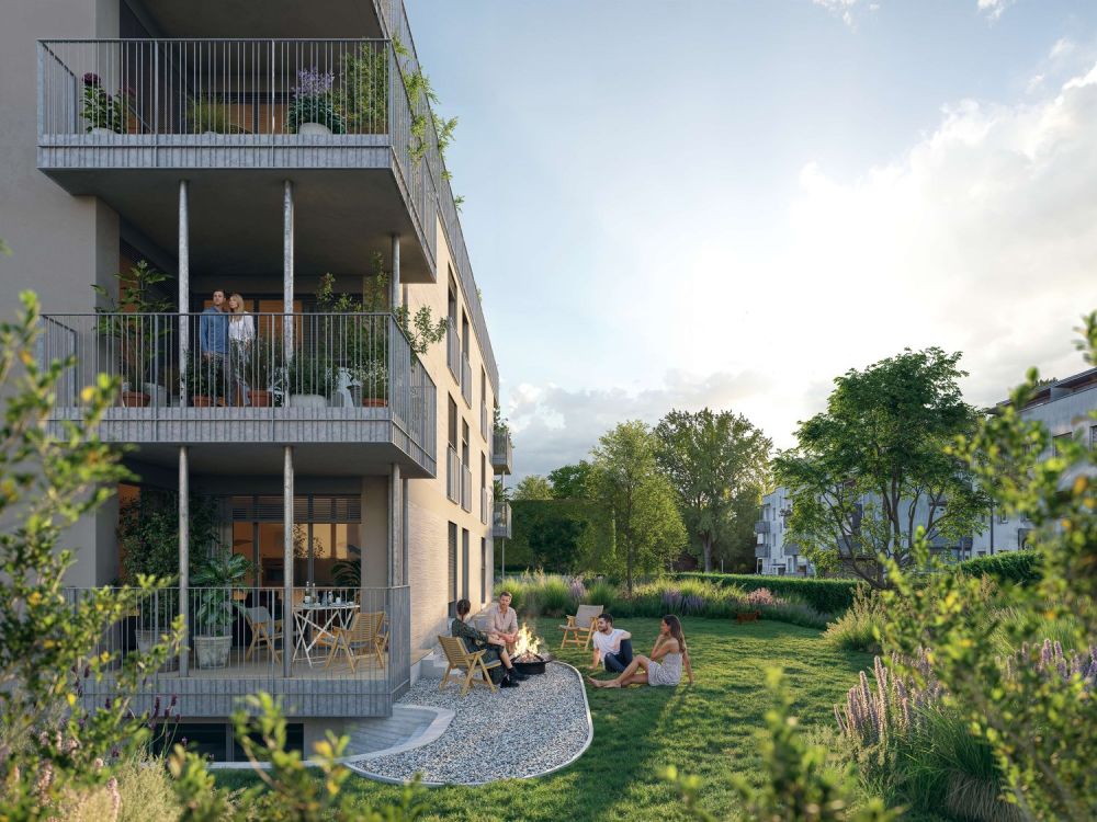 3.5 Zimmerwohnung W5 mit 83m2 Wohnfläche in zentralem Neubau in Oberwil -  Bild 2