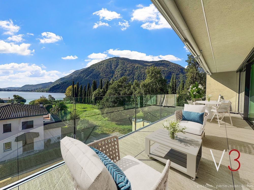 Elegante 4.5 locali al primo piano con terrazza e parziale vista lago - Bild 10