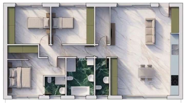 Prestigöses 4.5-Zimmer-Wohnung mit Panoramaterrasse und Blick ins Tal -  Bild 2
