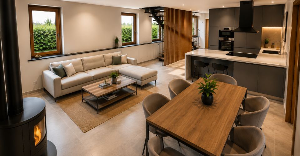 Villa individuelle contemporaine - Un projet entièrement personnalisable - Maison 5.5 pièces - image - 3