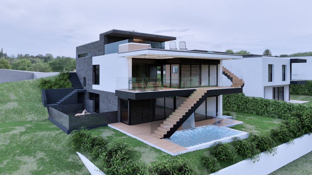 Villa moderna di design con piscina a Villa Luganese da edificare! -  Bild 2