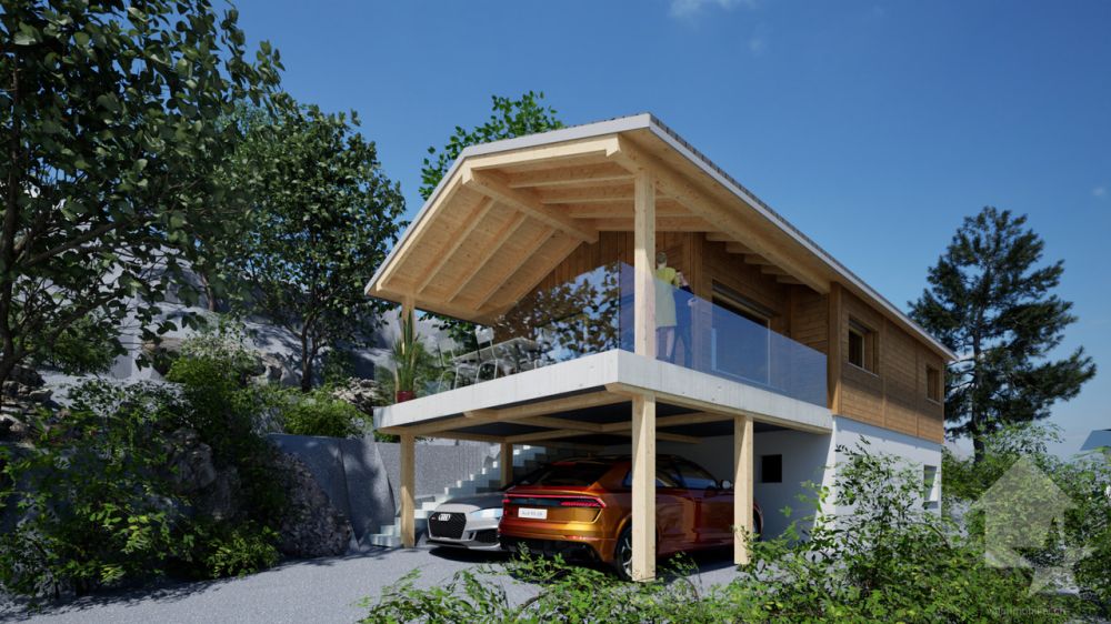 Terrain avec magnifique projet de construction de 3.5 pièces - Bild 2