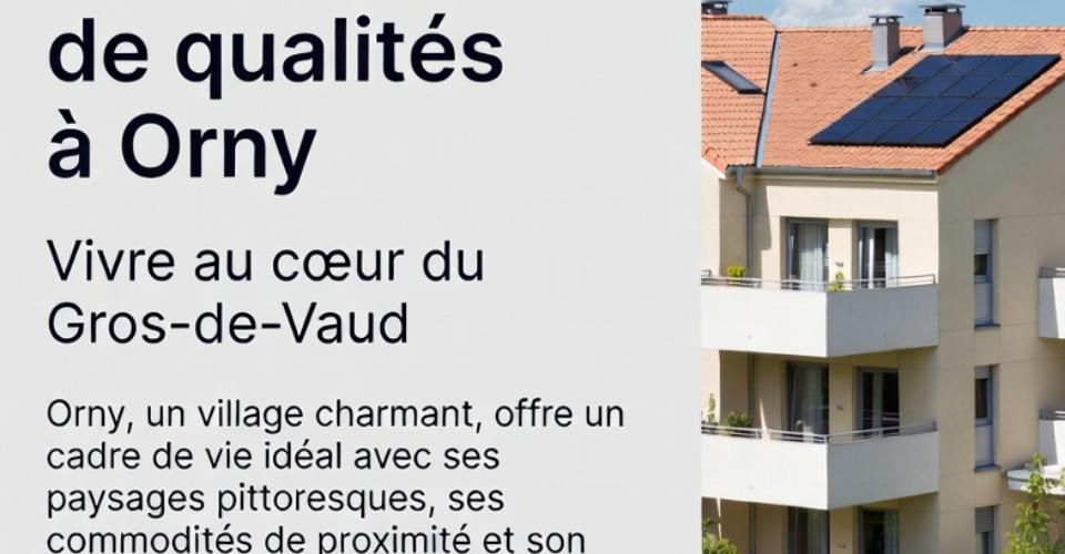 Derniers Lots - Magnifique appartement neuf de 3,5/4 pièces à Orny - Appartement 3.5 pièces - image - 1