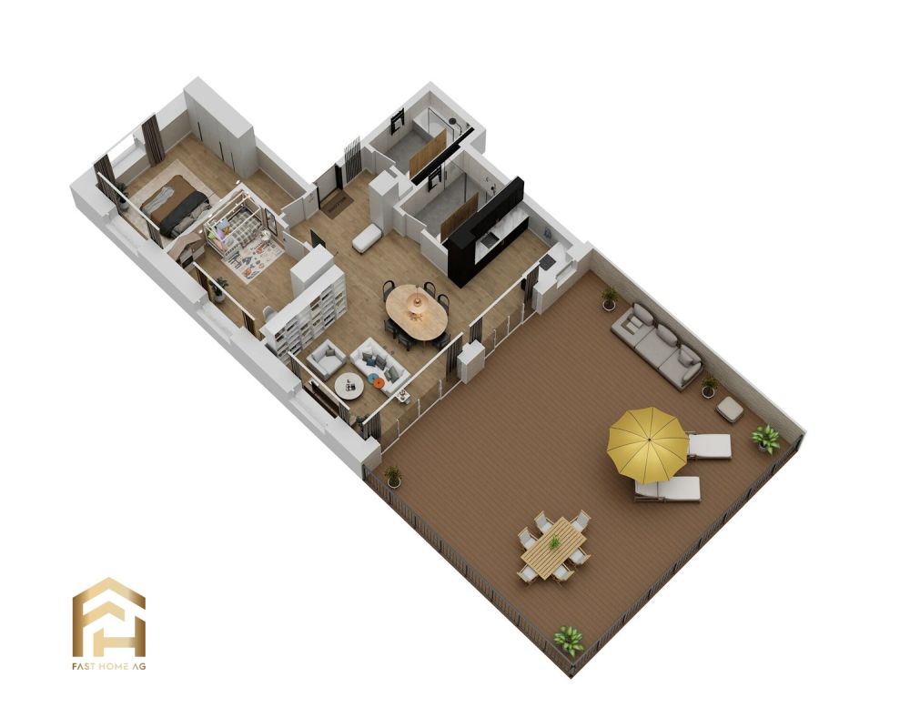 Erstbezug Attika Nord 3.5 Zimmerwohnung -  Bild 5