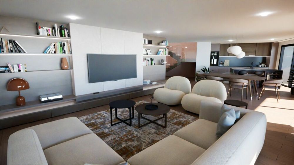 Superbe duplex de 5.5 pièces avec grand jardin et dégagement sur le lac Léman - Bild 6