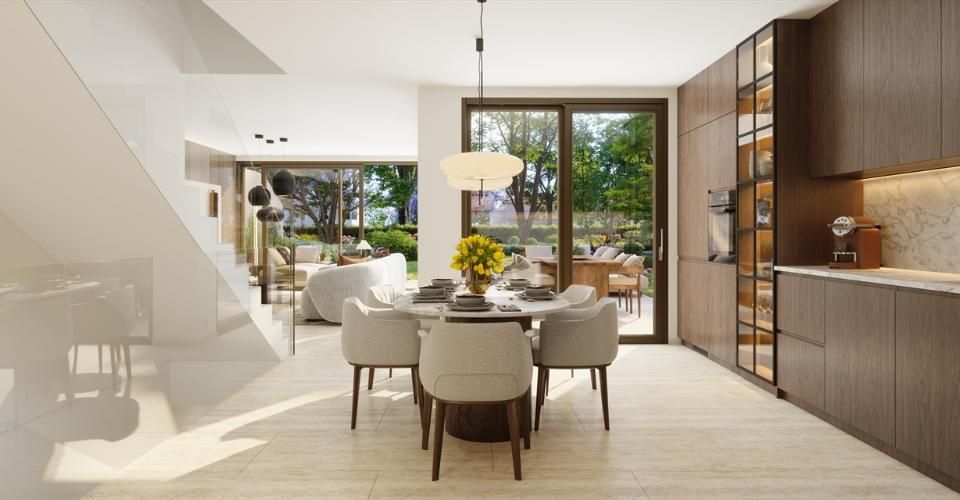 Villas neuves THPE avec jardin et prestations haut de gamme ? Pregny-Chambésy - Maison jumelée 6 pièces - image - 3
