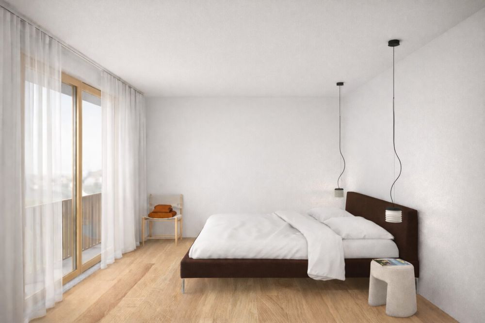 Neubau Dinkelbergstrasse, Wohnung 4 - Maisonette-Attika - WHG 4 Master Bedroom