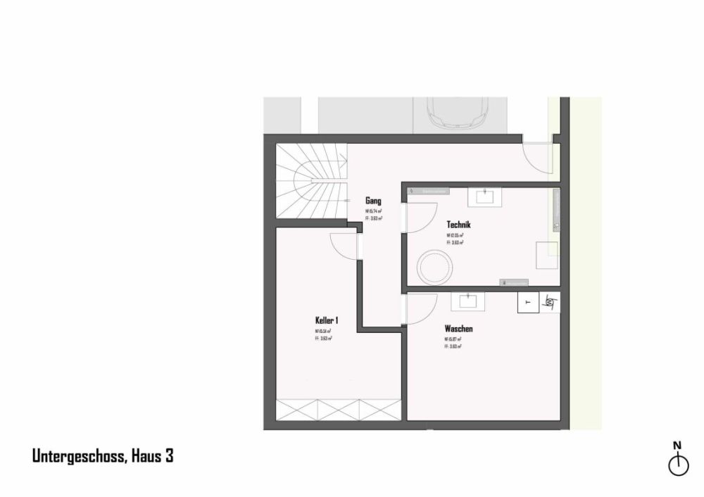 Haus 3 / 7.5 Zimmer Einfamilienhaushälfte am Bach -  Bild 10