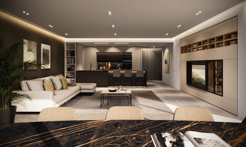 Attika-Duplex 5,5 Lokale mit Infinity-Pool – Residenz Foresta, Lugano -  Bild 4