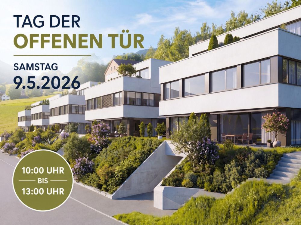 Tag der offenen Tür - 9. Mai 2026Exklusives 5.5-Zimmer-Neubau-Doppeleinfamilienhaus mit Weitsicht - Image 1