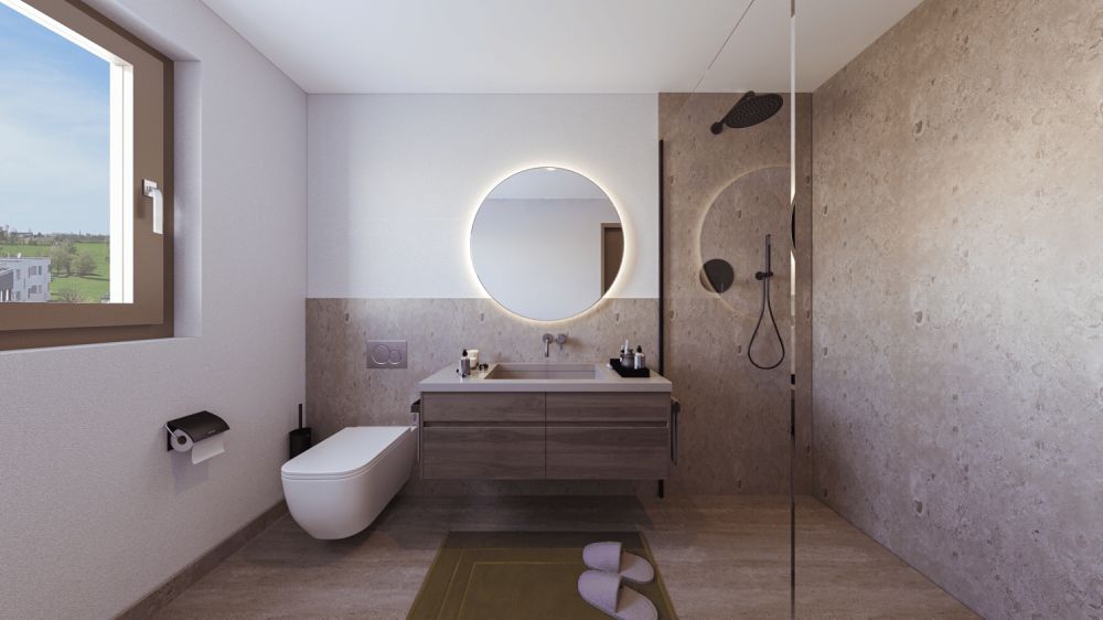 Neubau nahe Bodensee: 3½ Zimmer, 97 m², Ostbalkon mit Morgensonne -  Bild 5