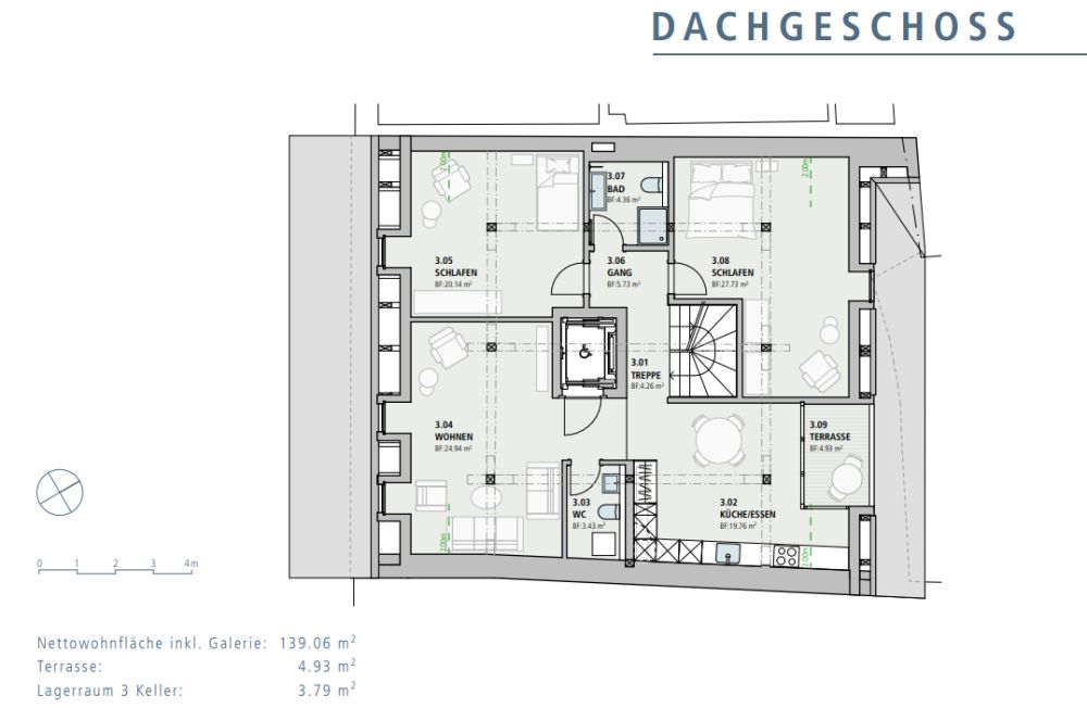Grosszügige Altstadtwohnung in Zofingen (DG) -  Bild 4
