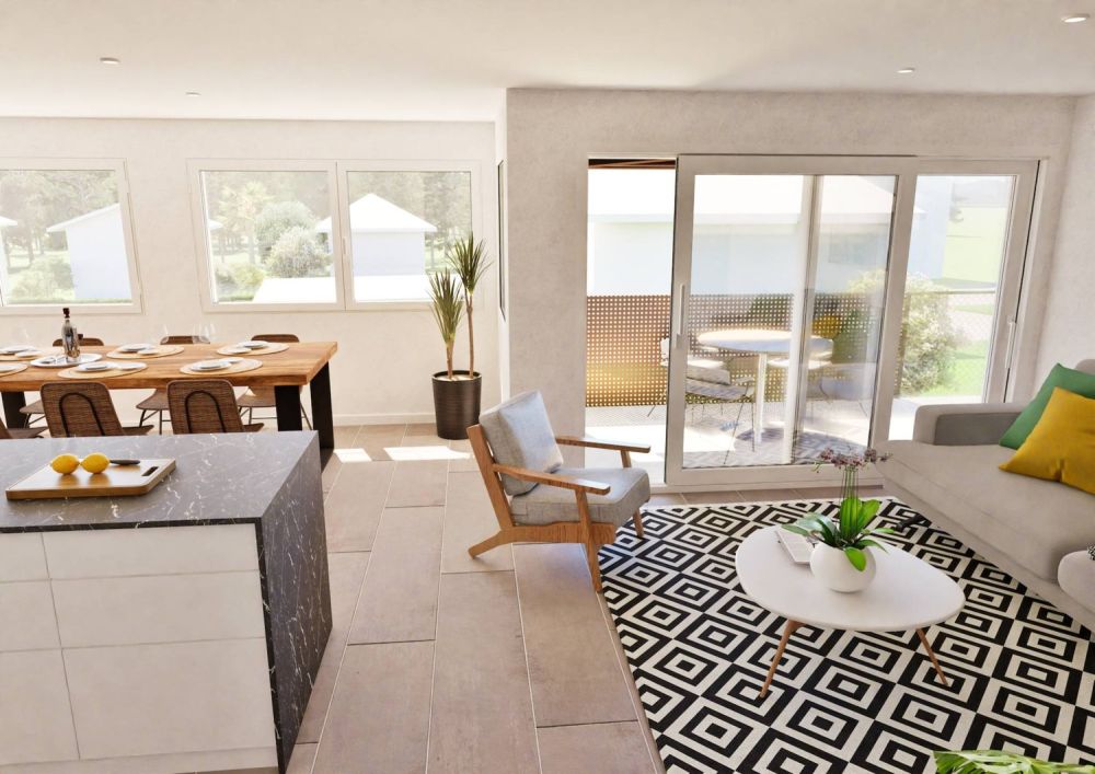 Magnifique appartement neuf de 4 au rez supérieur avec 2 balcons, jardin privatif et vue dégagée - Bild 4