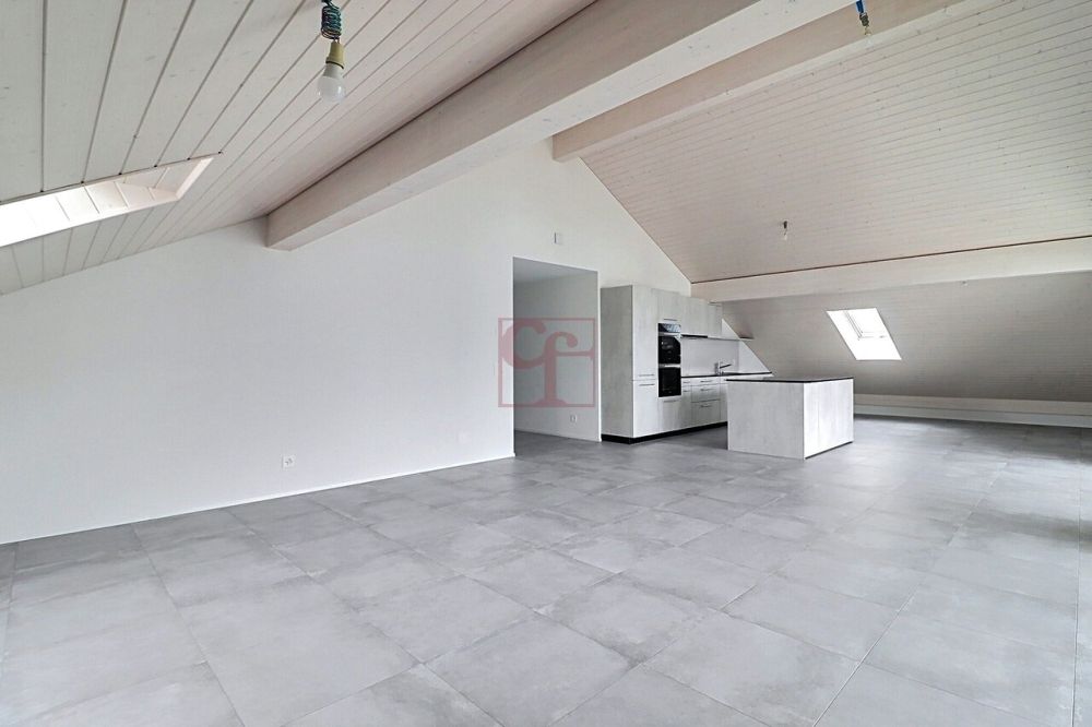 Farvagny - Neue 5.5-Zimmer-Wohnungen unter dem Dach - Séjour / salle à manger