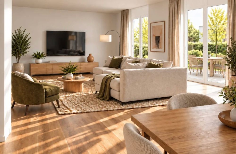 5.5-Zimmer-Doppelhaushälfte mit bis zu 61m² grossen Terrasse in Thürnen kaufen -  Bild 3