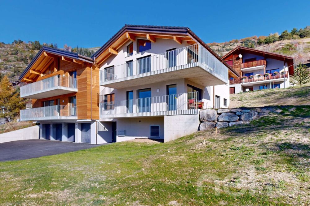 Neues Apartment mit Panoramablick, 5 Minuten von Leuk - Bild 2