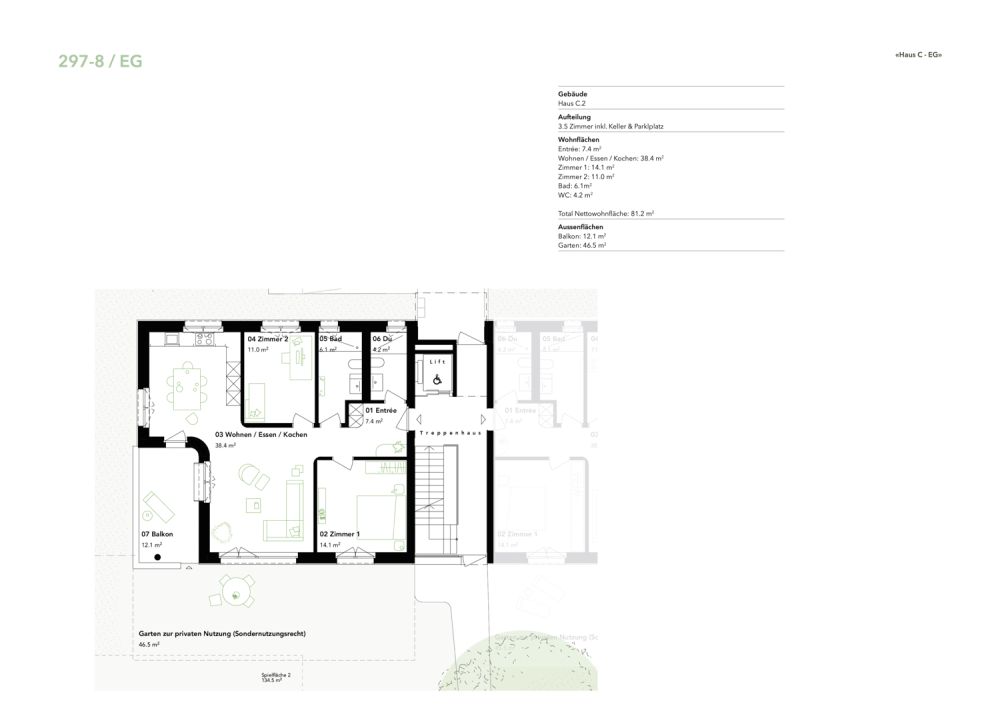 Charmante Neubau-Gartenwohnung in Mühlethurnen -  Bild 2