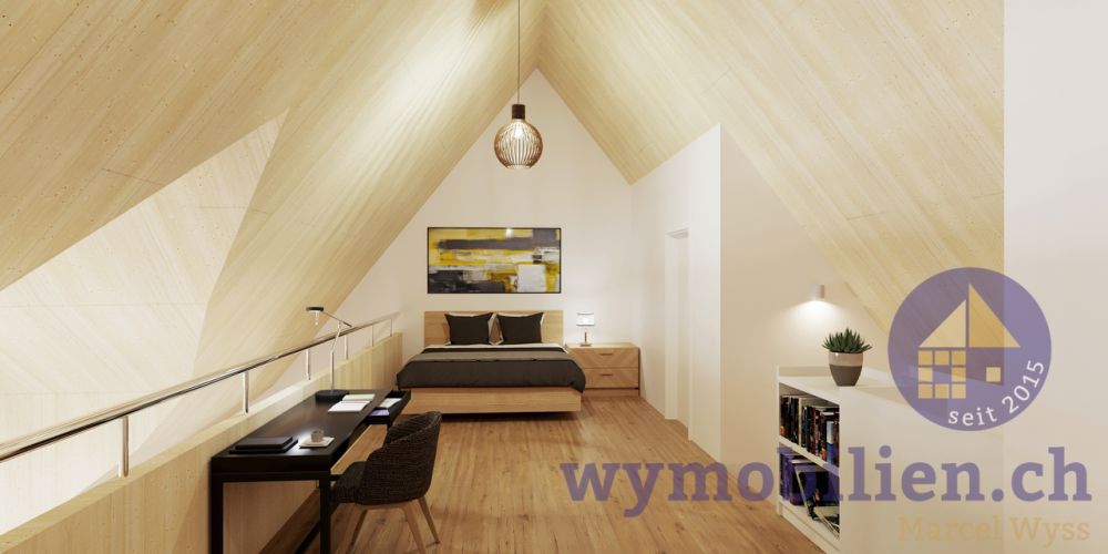 Löwen-Loft mit 3.5 Zimmer, 135m2 Wohnfläche! (W6) - W6 Schlaf-Galerie