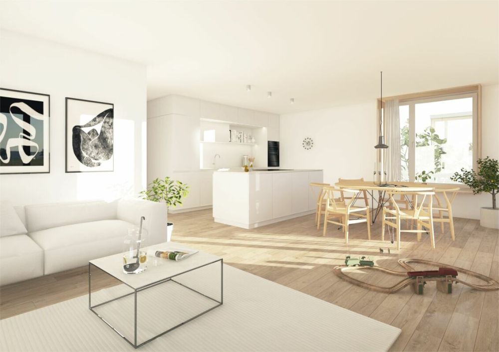 7.5-Zimmer-Doppelhaushälfte mit unverbaubarem Blick ins Grüne -  Bild 3