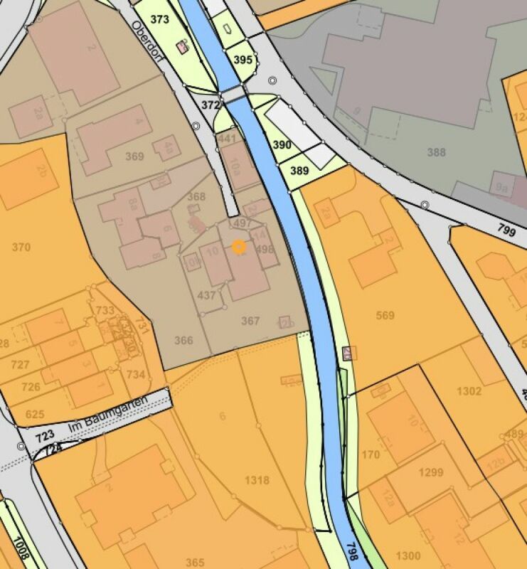 Ihr Investment in eine zukunftssichere Region - Kern (braun) und Wohnzone W3 (gelb)